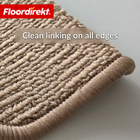 Stair Tread Mat | Monaco | Non-Slip Polypropylene Stair Mat, Durable, Noise-Reducing & Easy-Care, Semi-Circular