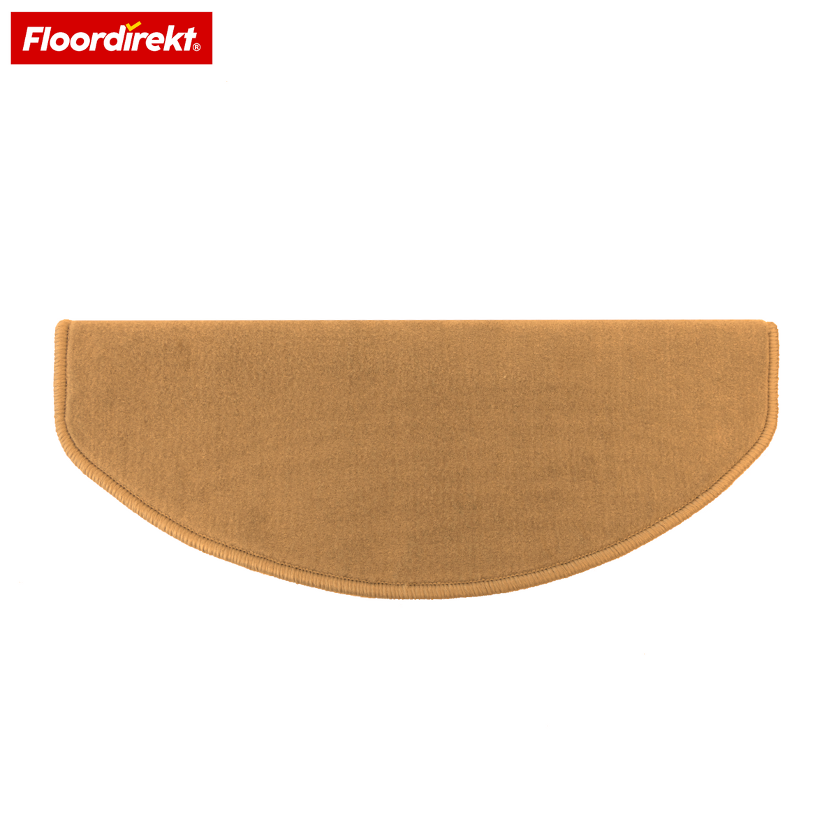 Velour Stair Tread | Vienna | Half-Round, Non-Slip Stair Mat Made of Durable Polypropylene | Stair Protection, Sound-Reducing & Antistatic | Available in 4 Modern Colours