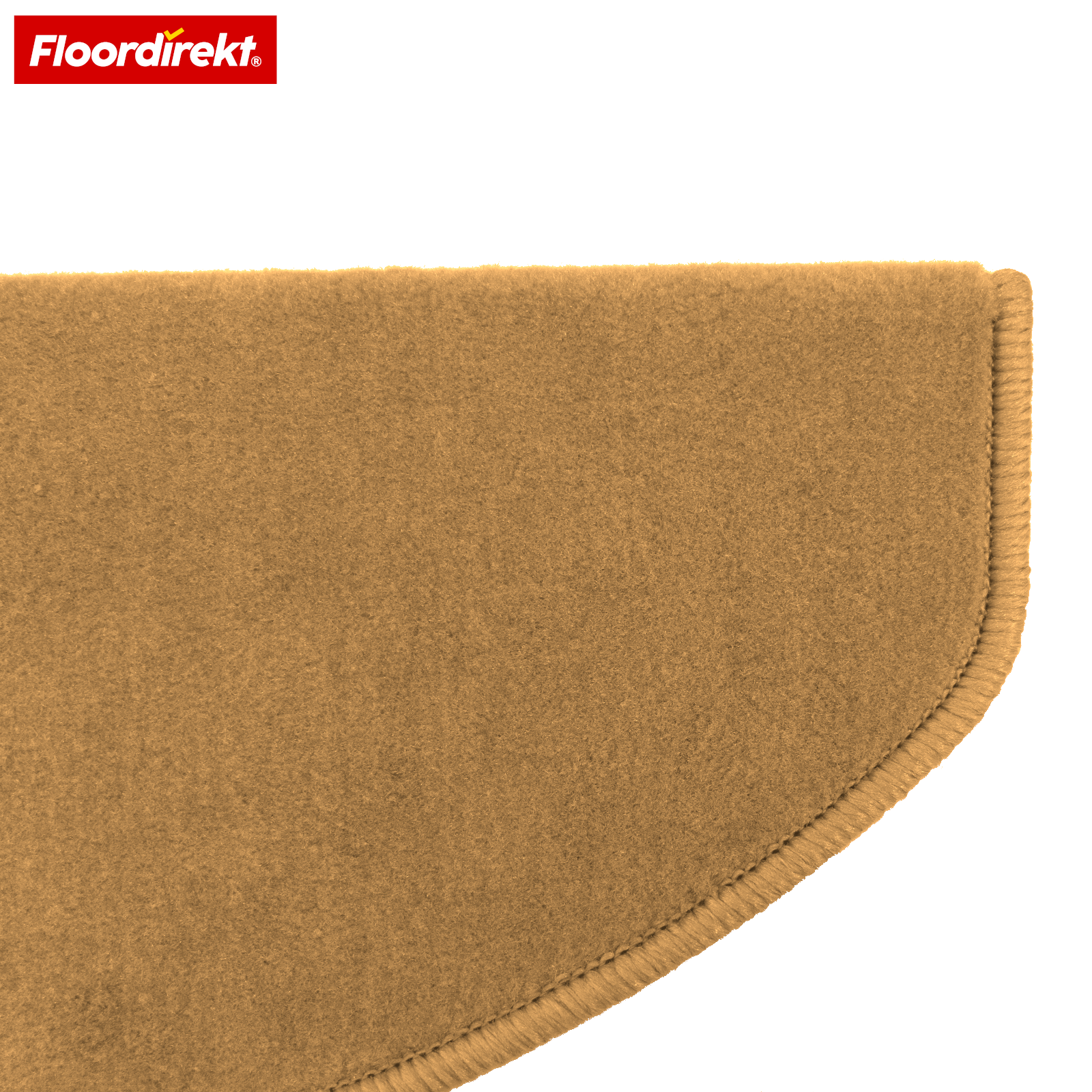 Velour Stair Tread | Vienna | Half-Round, Non-Slip Stair Mat Made of Durable Polypropylene | Stair Protection, Sound-Reducing & Antistatic | Available in 4 Modern Colours