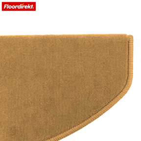 Velour Stair Tread | Vienna | Half-Round, Non-Slip Stair Mat Made of Durable Polypropylene | Stair Protection, Sound-Reducing & Antistatic | Available in 4 Modern Colours