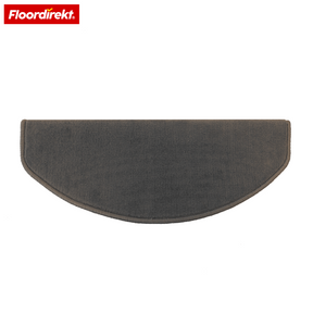 Velour Stair Tread | Vienna | Half-Round, Non-Slip Stair Mat Made of Durable Polypropylene | Stair Protection, Sound-Reducing & Antistatic | Available in 4 Modern Colours