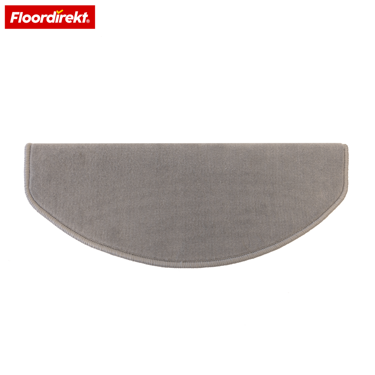 Velour Stair Tread | Vienna | Half-Round, Non-Slip Stair Mat Made of Durable Polypropylene | Stair Protection, Sound-Reducing & Antistatic | Available in 4 Modern Colours