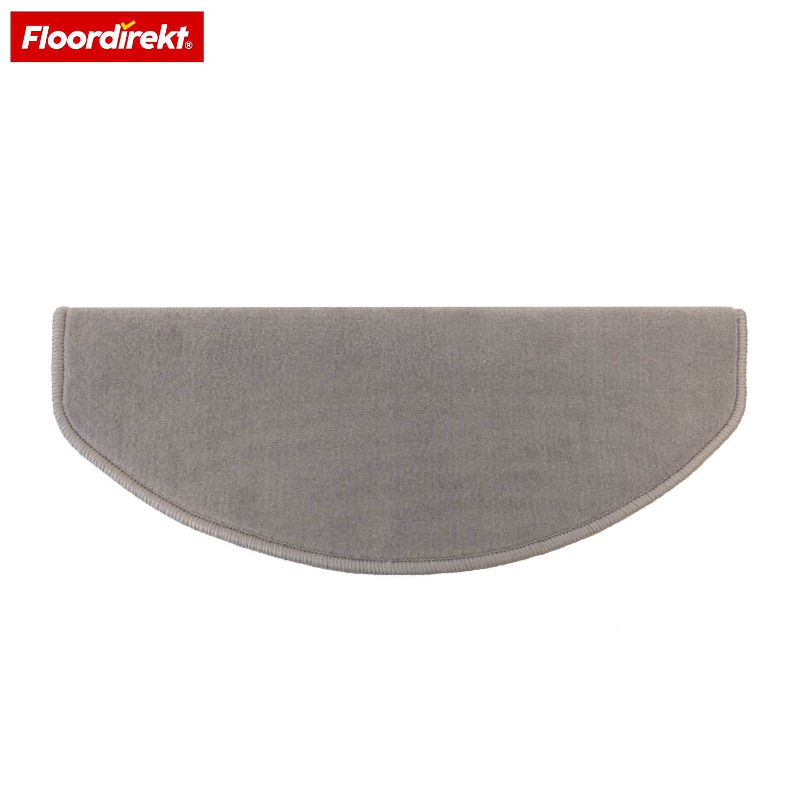 Velour Stair Tread | Vienna | Half-Round, Non-Slip Stair Mat Made of Durable Polypropylene | Stair Protection, Sound-Reducing & Antistatic | Available in 4 Modern Colours