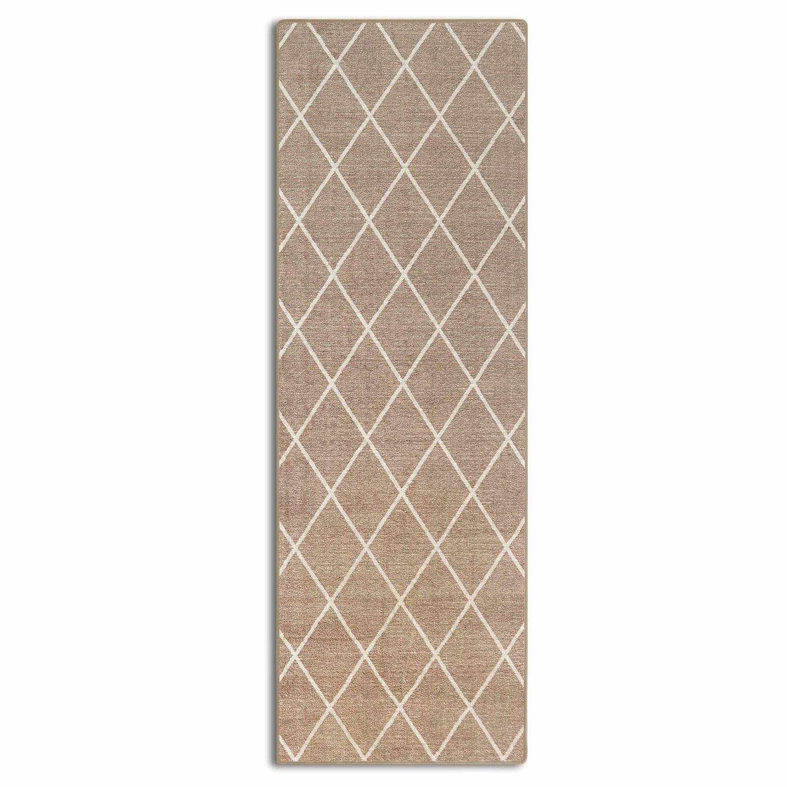 ✂ Carpet Floor Runner | Cosenza | Modern Diamond Design | Customised Size