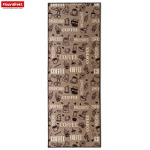 Runner Rug | Coffee | Modern Kitchen Runner with Coffee Motifs | Non-Slip, Durable & Easy to Clean