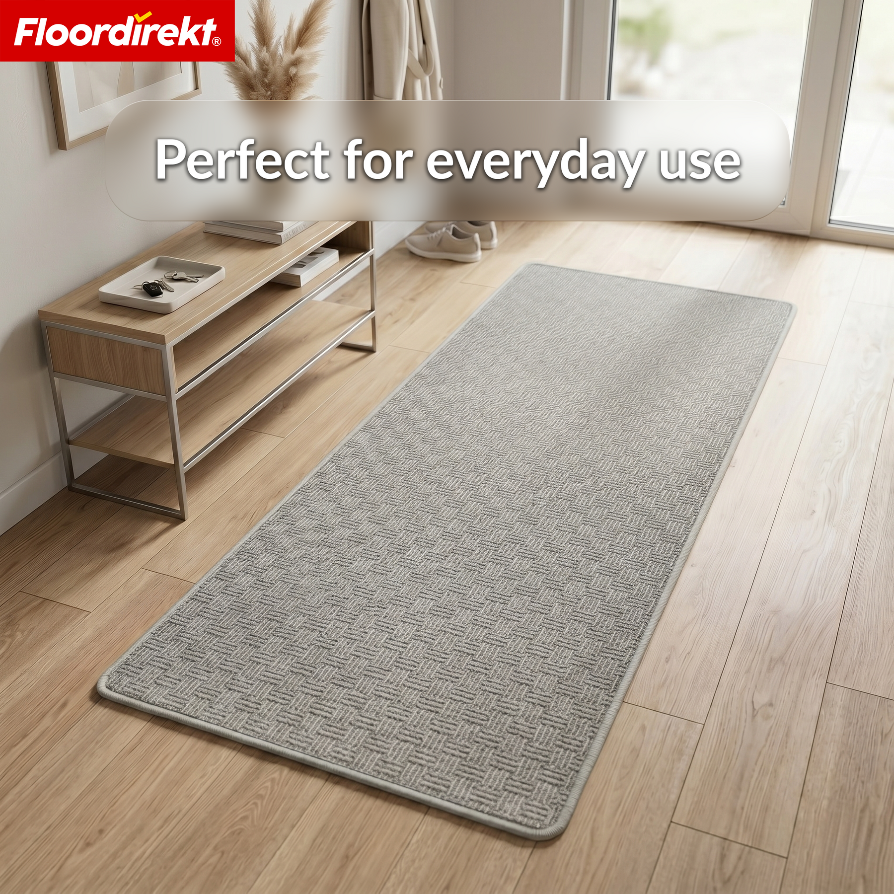 Runner Rug | Monaco | Narrow Carpet with Binding, Easy-Care & Durable