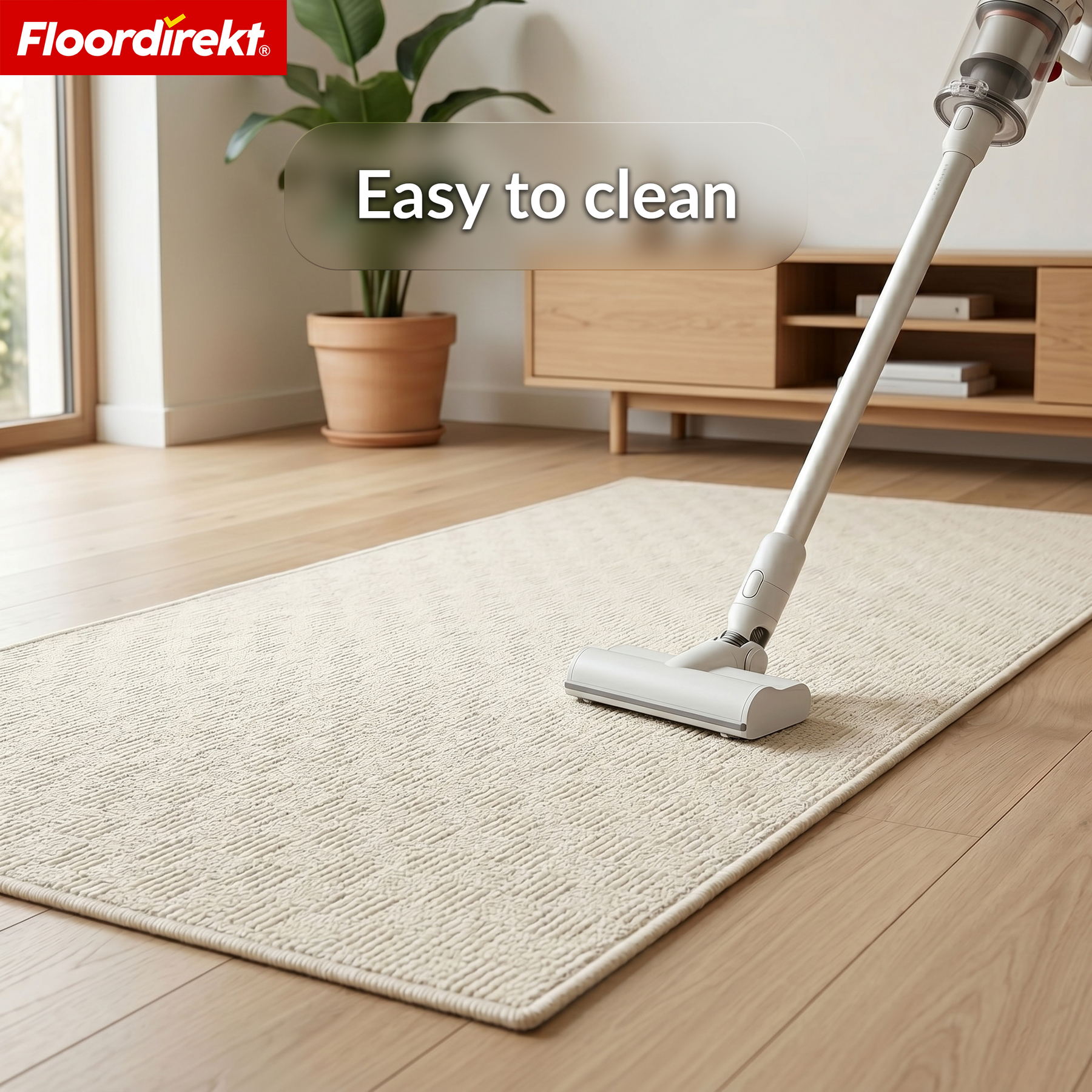 Runner Rug | Monaco | Narrow Carpet with Binding, Easy-Care & Durable