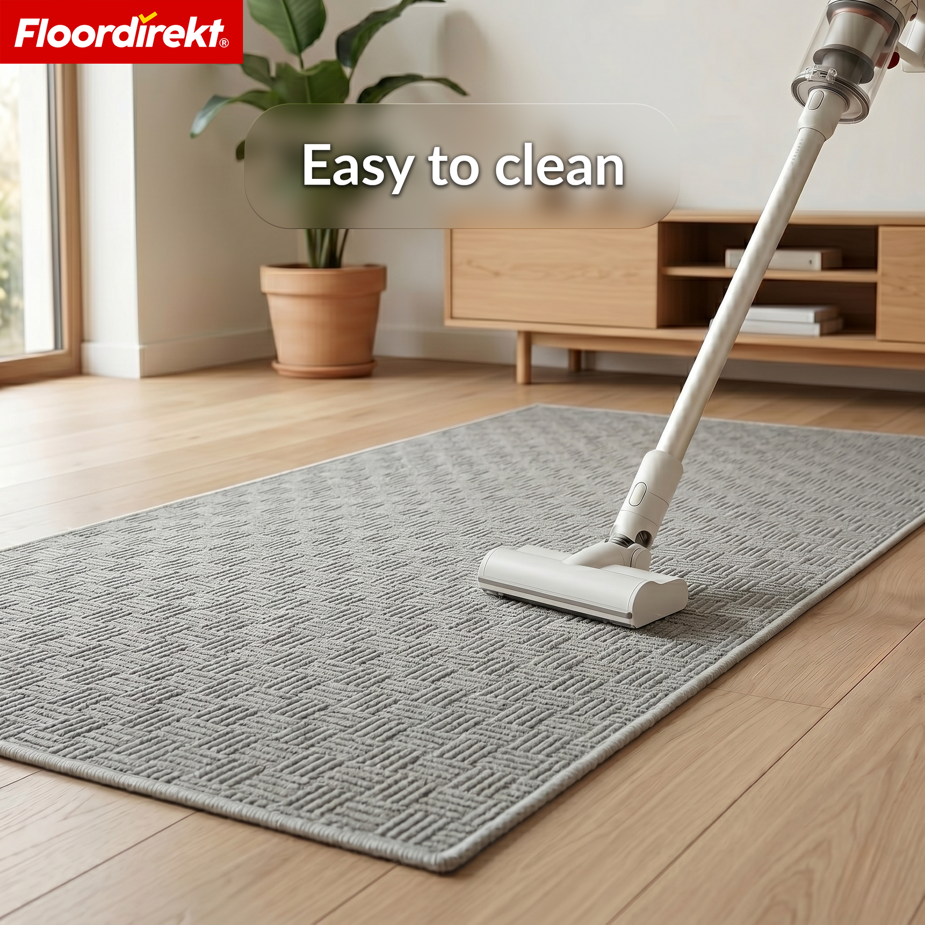 Runner Rug | Monaco | Narrow Carpet with Binding, Easy-Care & Durable
