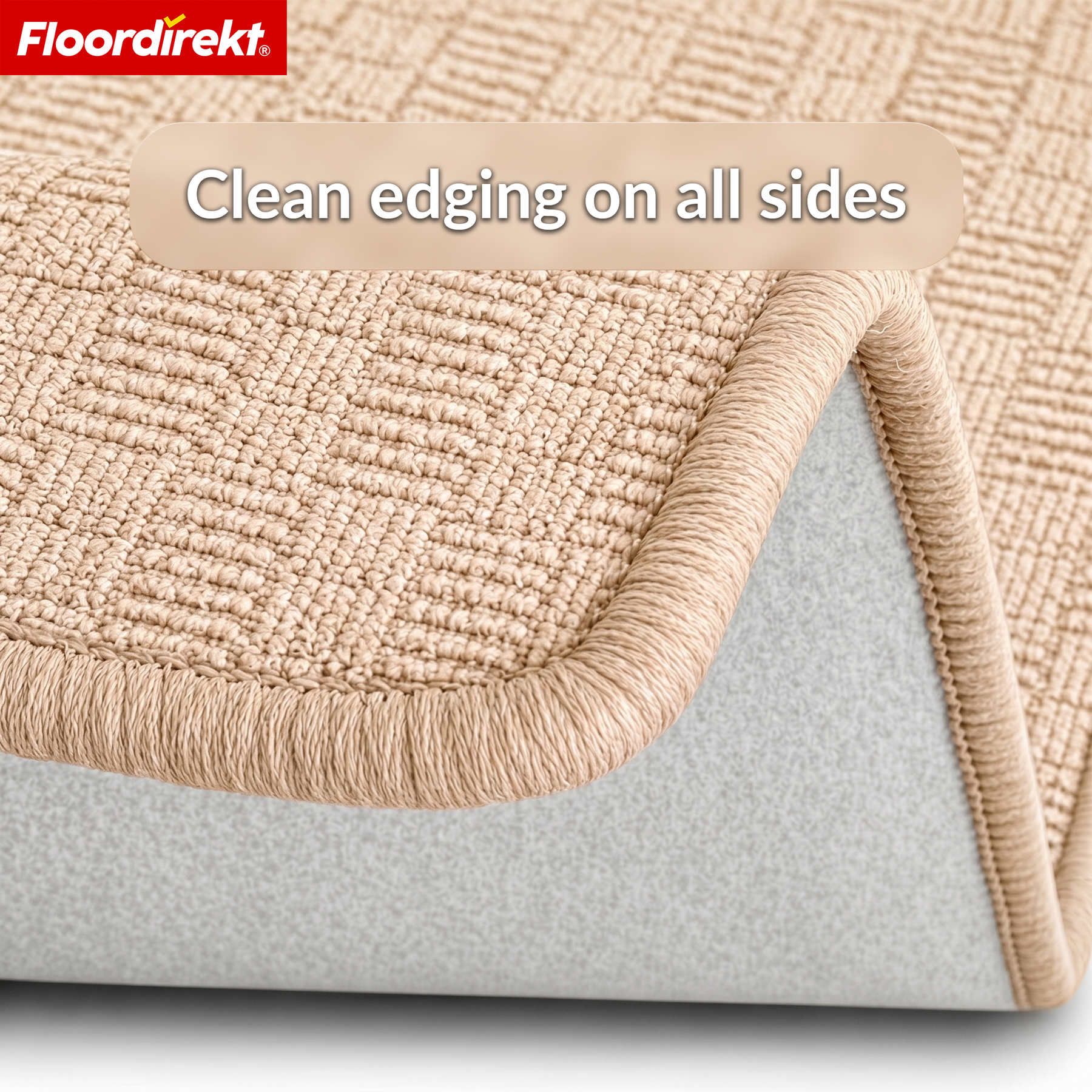 Runner Rug | Monaco | Narrow Carpet with Binding, Easy-Care & Durable