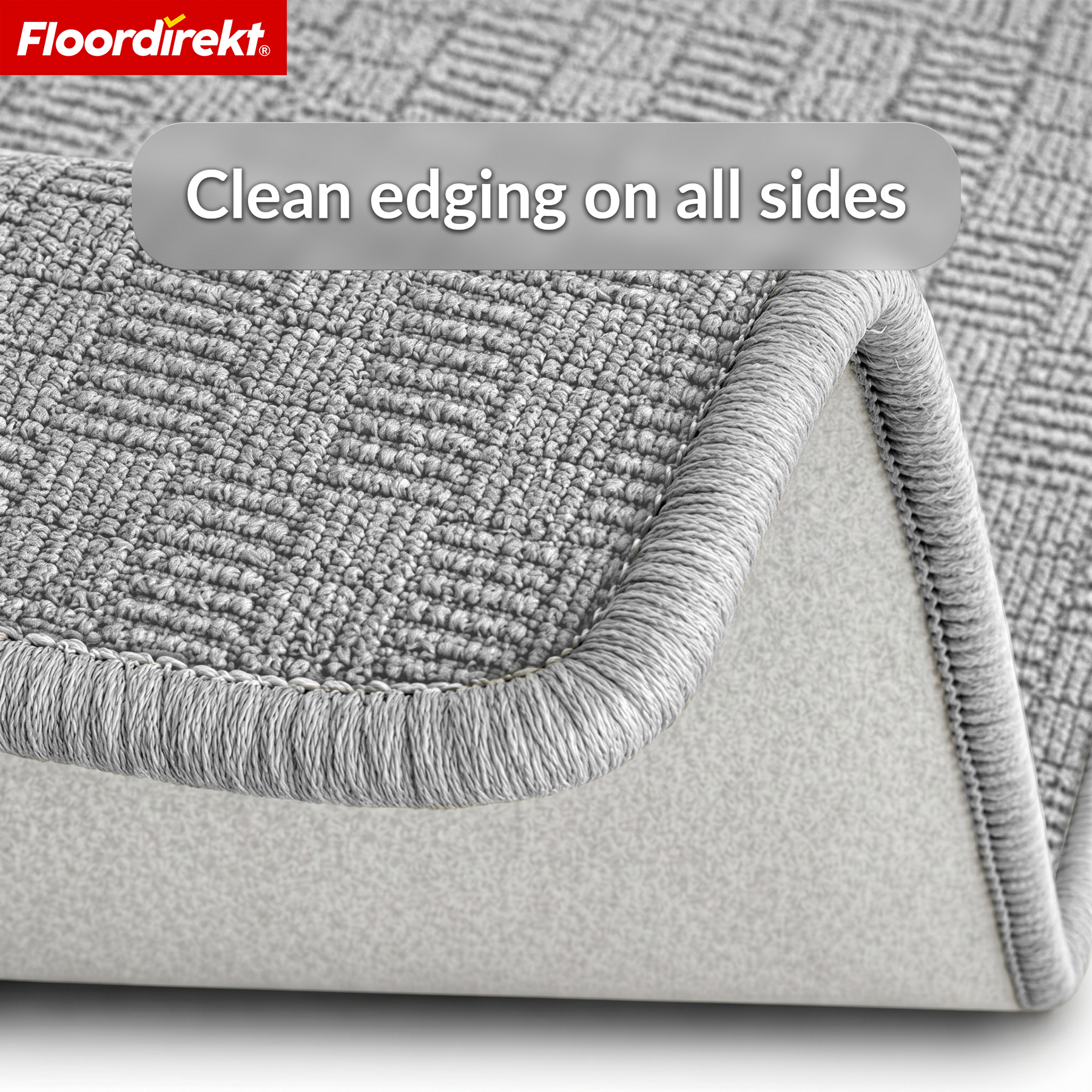 Runner Rug | Monaco | Narrow Carpet with Binding, Easy-Care & Durable