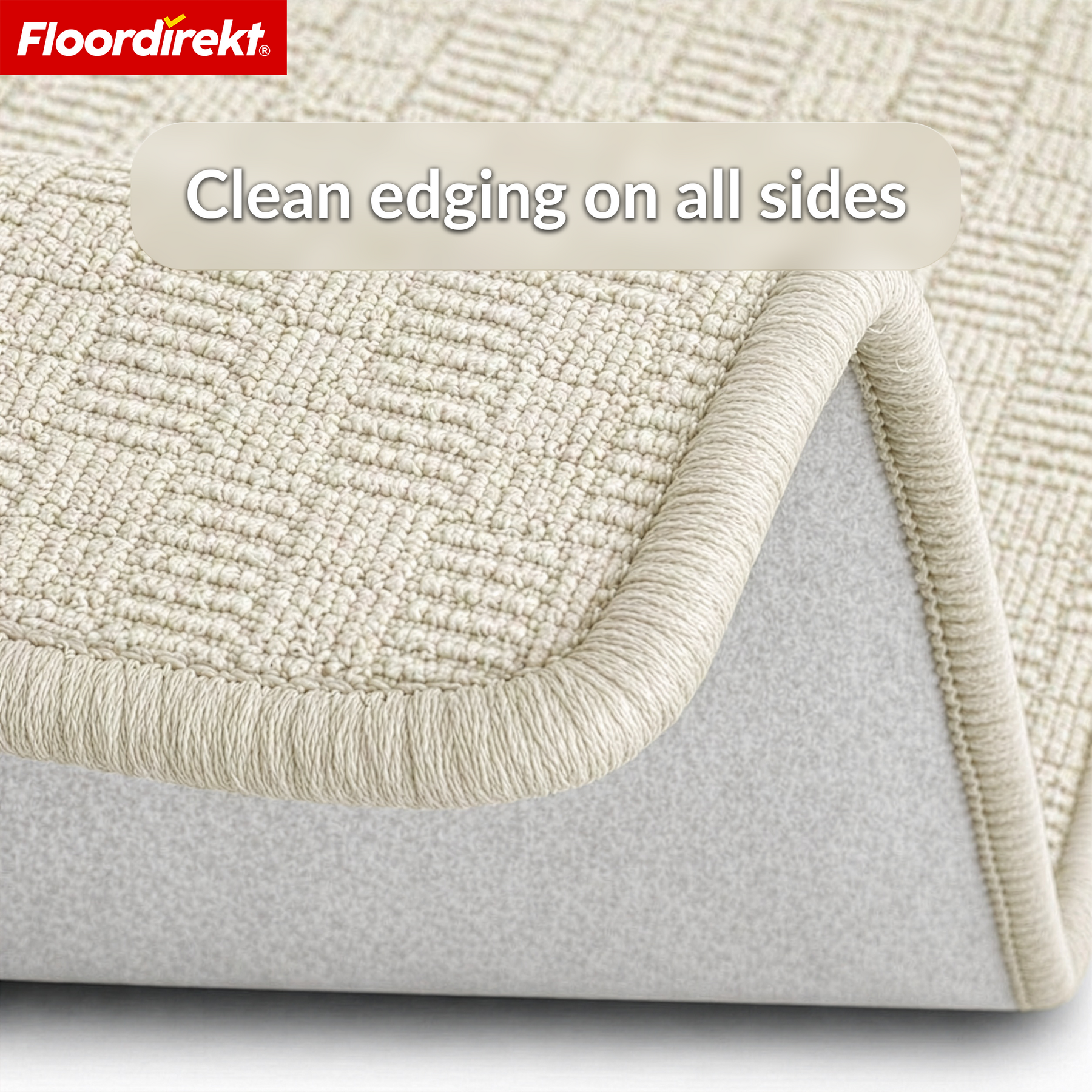 Runner Rug | Monaco | Narrow Carpet with Binding, Easy-Care & Durable