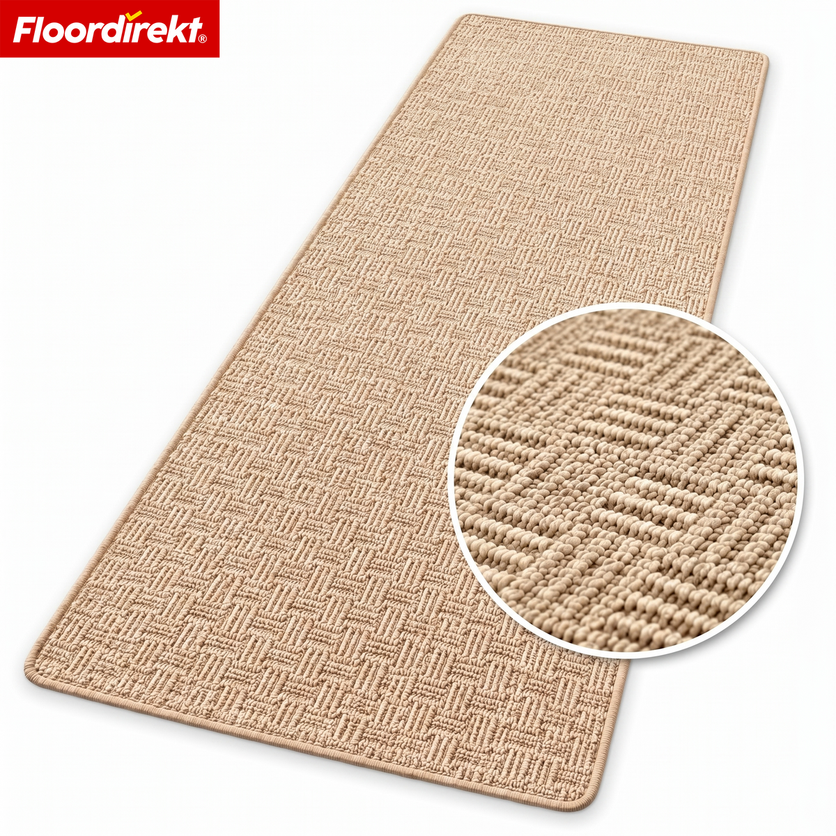 Runner Rug | Monaco | Narrow Carpet with Binding, Easy-Care & Durable
