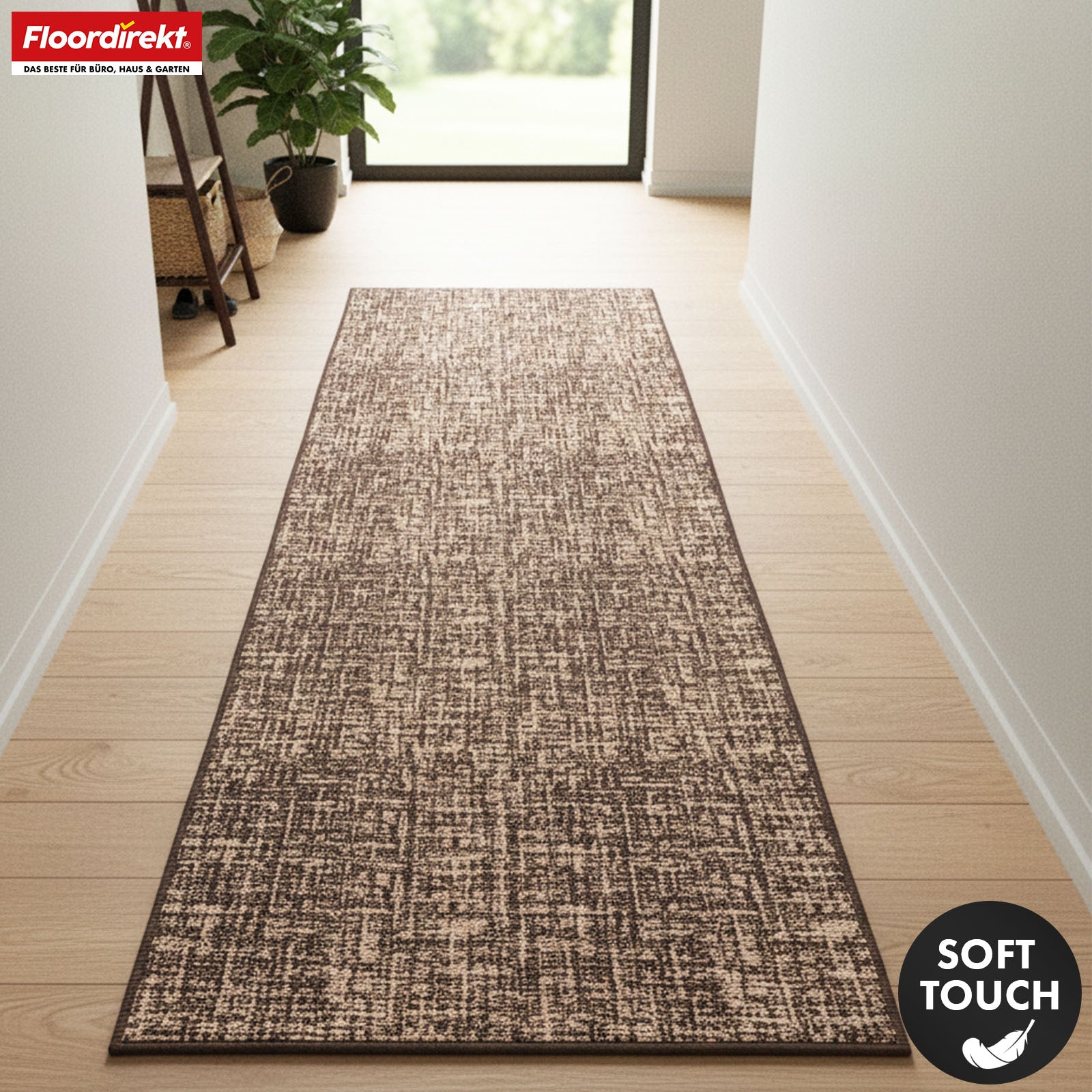 Runner Rug | Tessaro | Modern Hallway Runner for Hall, Kitchen & Entryway | Non-slip, durable & easy to clean | Available in various colors
