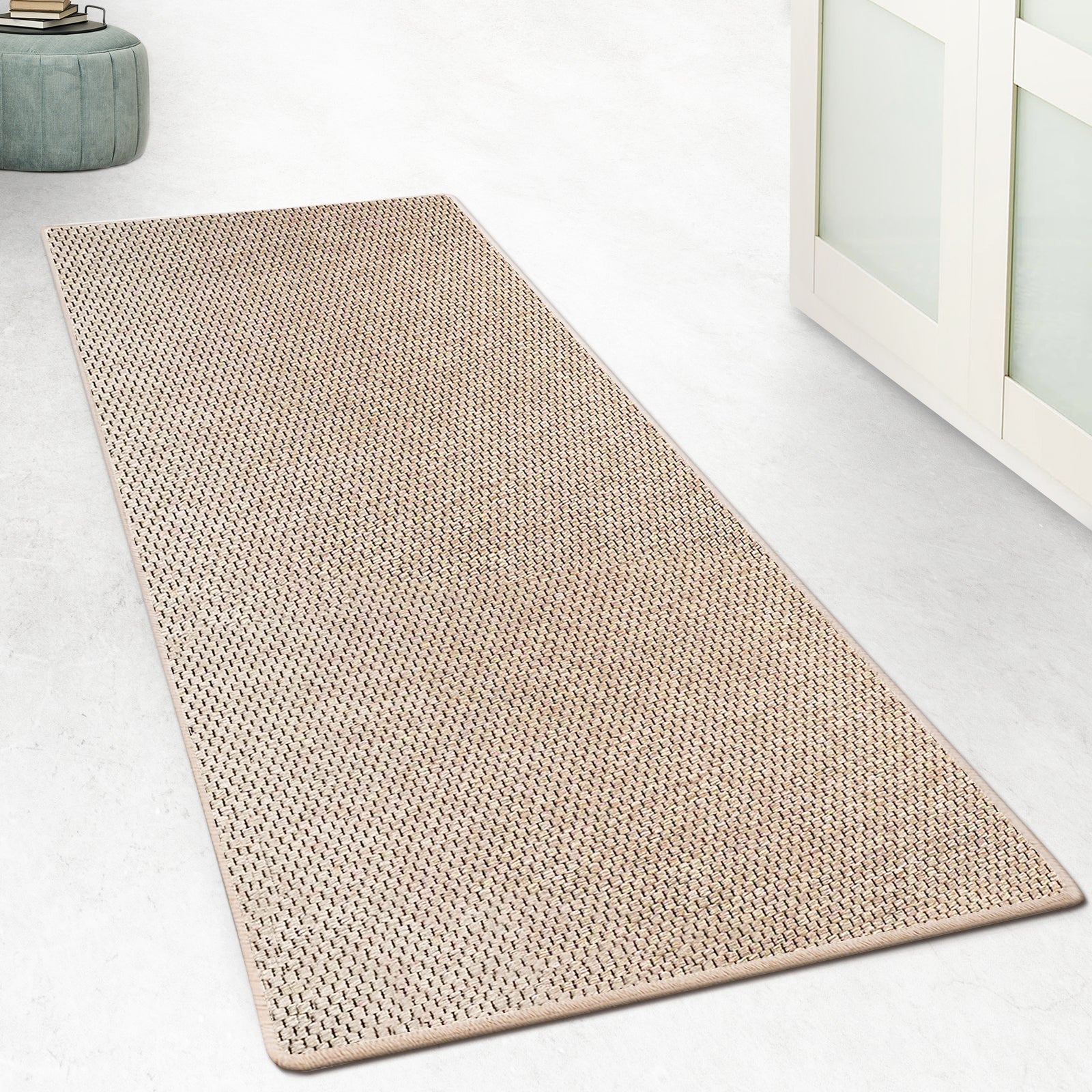 ✂ Carpet Floor Runner | Sisal Look | Calcutta | Hard-Wearing | Customised Size