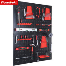 Tool wall | Parker | Metal pegboard set with accessories | Tool holder for workshop & garage