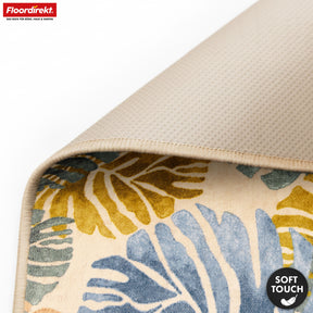 Amazonia Area Rug | Modern Leaf Design Carpet | Non-slip, Durable & Easy to Clean | Available in Various Sizes