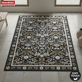 Area Rug | Aristo | Elegant Carpet with Classic Floral Design | Non-Slip, Durable & Easy to Clean | Available in Various Sizes