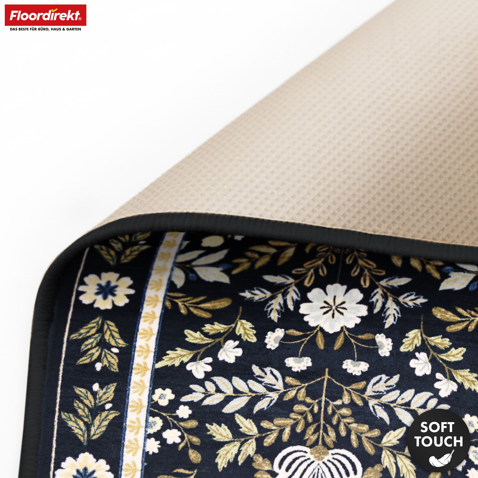 Area Rug | Aristo | Elegant Carpet with Classic Floral Design | Non-Slip, Durable & Easy to Clean | Available in Various Sizes