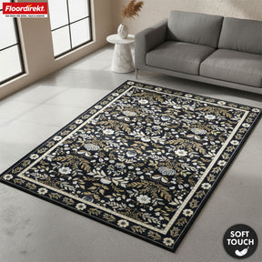 Area Rug | Aristo | Elegant Carpet with Classic Floral Design | Non-Slip, Durable & Easy to Clean | Available in Various Sizes