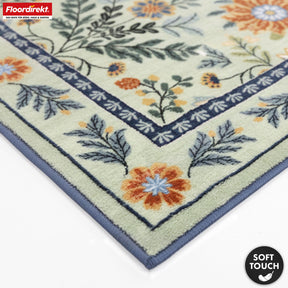 Area Rug | Cascada | Elegant Floral Design Rug in Harmonious Colors | Non-Slip, Durable & Easy to Clean | Available in Various Sizes