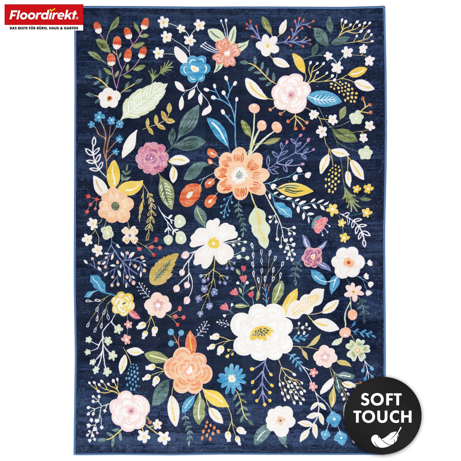 Area Rug | Damaskus | Modern Rug with Floral Design | Non-Slip, Durable & Easy to Clean | Available in Multiple Sizes