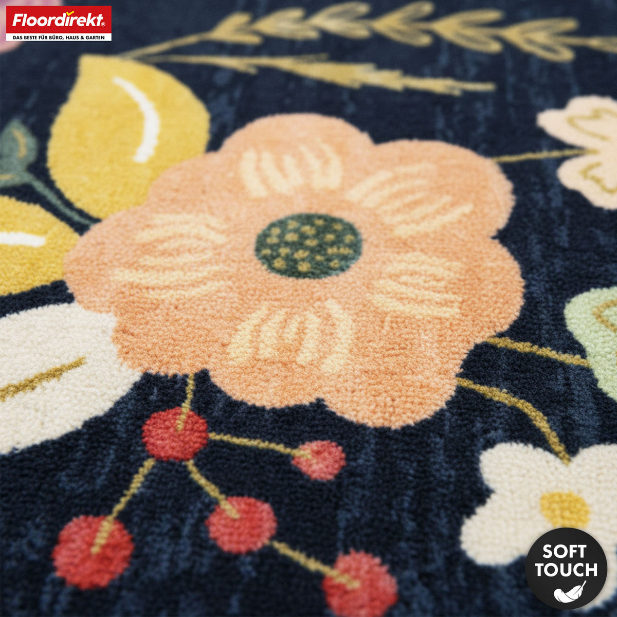 Area Rug | Damaskus | Modern Rug with Floral Design | Non-Slip, Durable & Easy to Clean | Available in Multiple Sizes