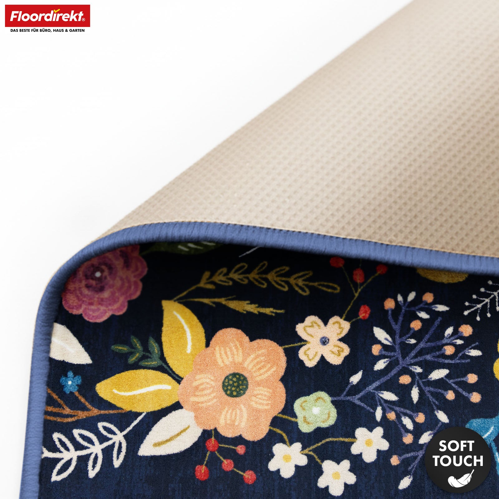 Area Rug | Damaskus | Modern Rug with Floral Design | Non-Slip, Durable & Easy to Clean | Available in Multiple Sizes