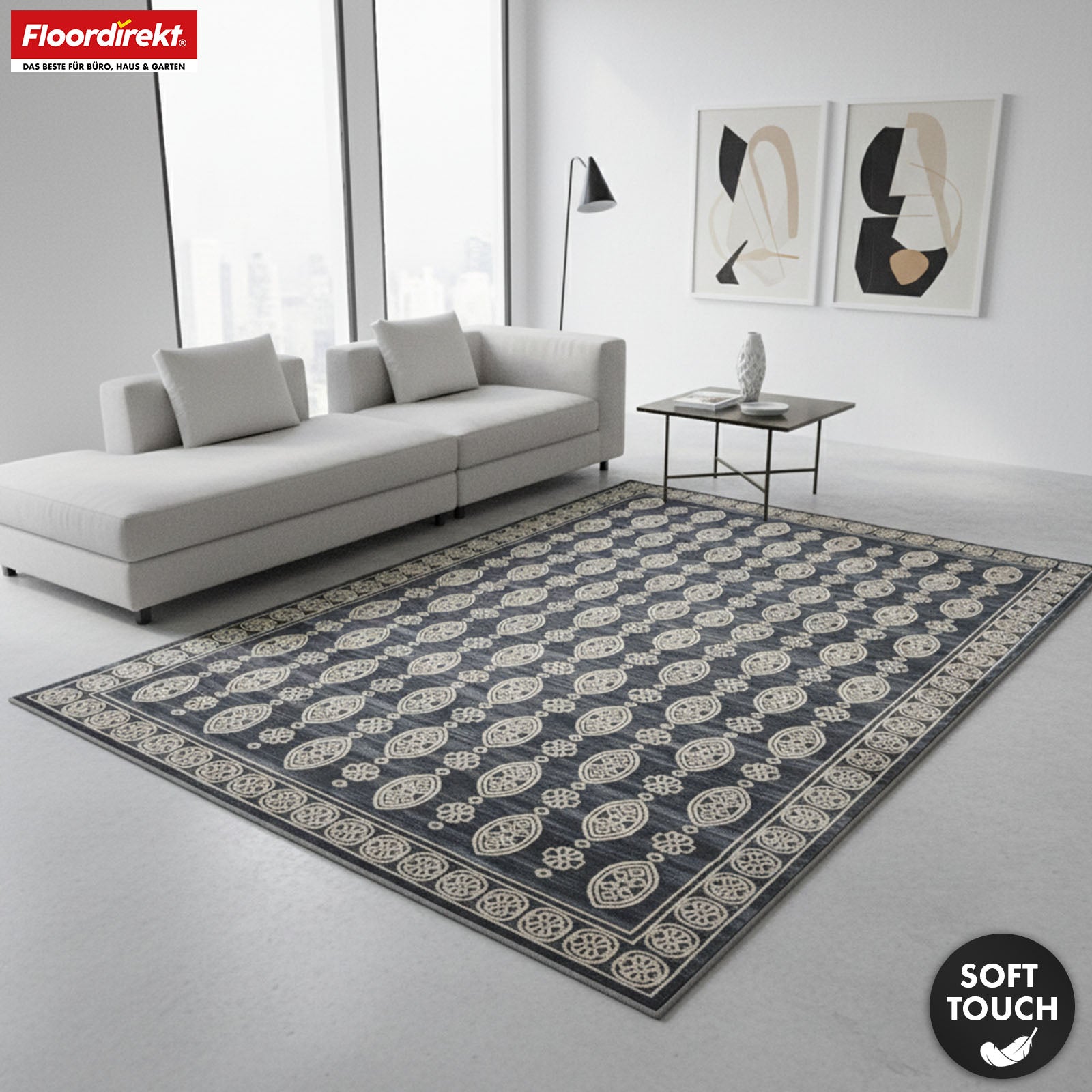 Area Rug | Marrakesh | Classic Rug with Oriental Pattern | Non-Slip, Durable & Easy to Clean | Available in Various Sizes