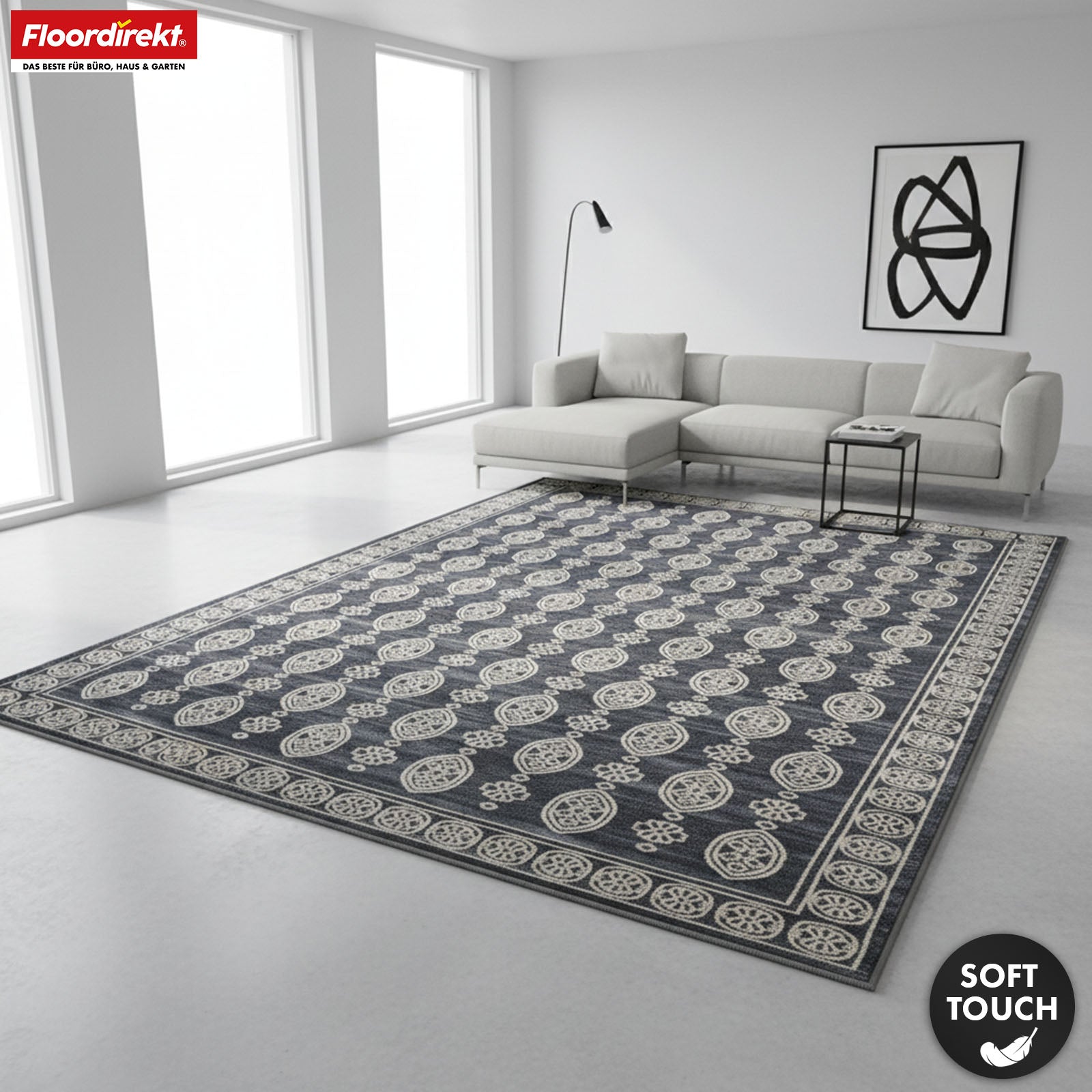 Area Rug | Marrakesh | Classic Rug with Oriental Pattern | Non-Slip, Durable & Easy to Clean | Available in Various Sizes