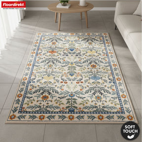 Area Rug | Orientalis | Classic Rug with Oriental Floral Pattern | Non-Slip, Durable & Easy to Clean | Available in Various Sizes