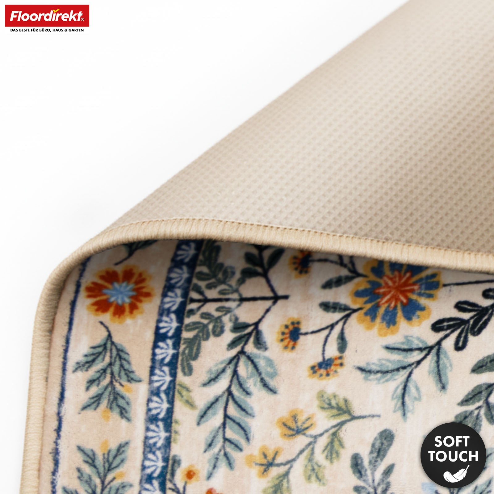 Area Rug | Orientalis | Classic Rug with Oriental Floral Pattern | Non-Slip, Durable & Easy to Clean | Available in Various Sizes