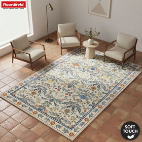 Area Rug | Orientalis | Classic Rug with Oriental Floral Pattern | Non-Slip, Durable & Easy to Clean | Available in Various Sizes