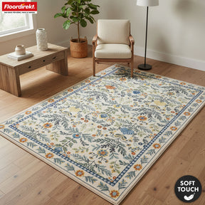 Area Rug | Orientalis | Classic Rug with Oriental Floral Pattern | Non-Slip, Durable & Easy to Clean | Available in Various Sizes