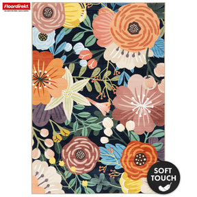 Area Rug | Tropica | Modern Rug with Tropical Floral Pattern | Non-Slip, Durable & Easy to Clean | Available in Various Sizes
