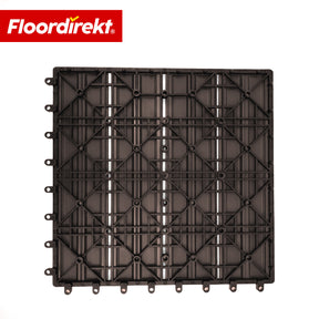 WPC Deck Tile | Noble 3D | Modern Click Tile 30 x 30 cm for Balcony & Terrace