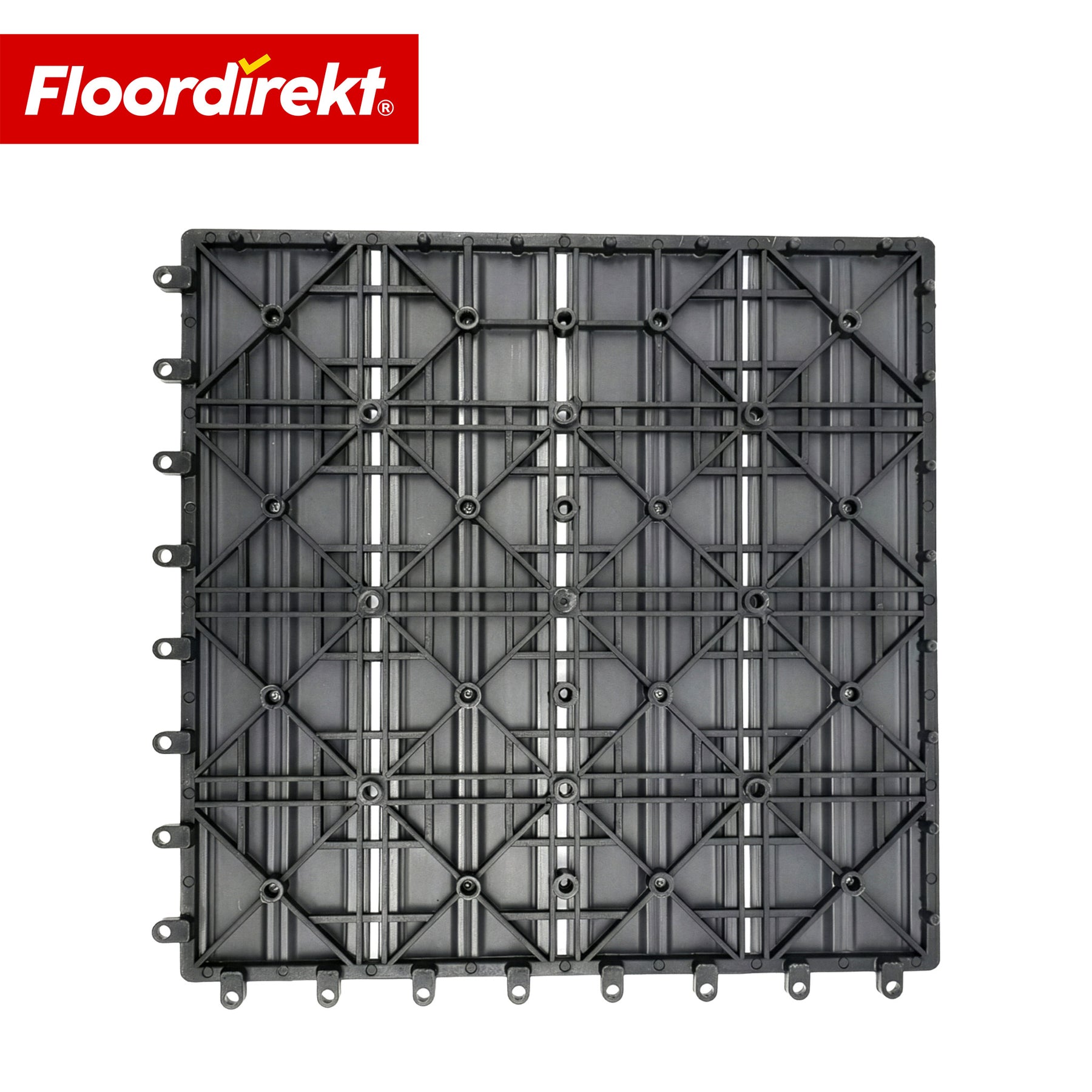 WPC Deck Tile | Noble 3D | Modern Click Tile 30 x 30 cm for Balcony & Terrace