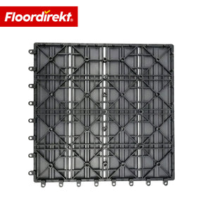 WPC Deck Tile | Noble 3D | Modern Click Tile 30 x 30 cm for Balcony & Terrace