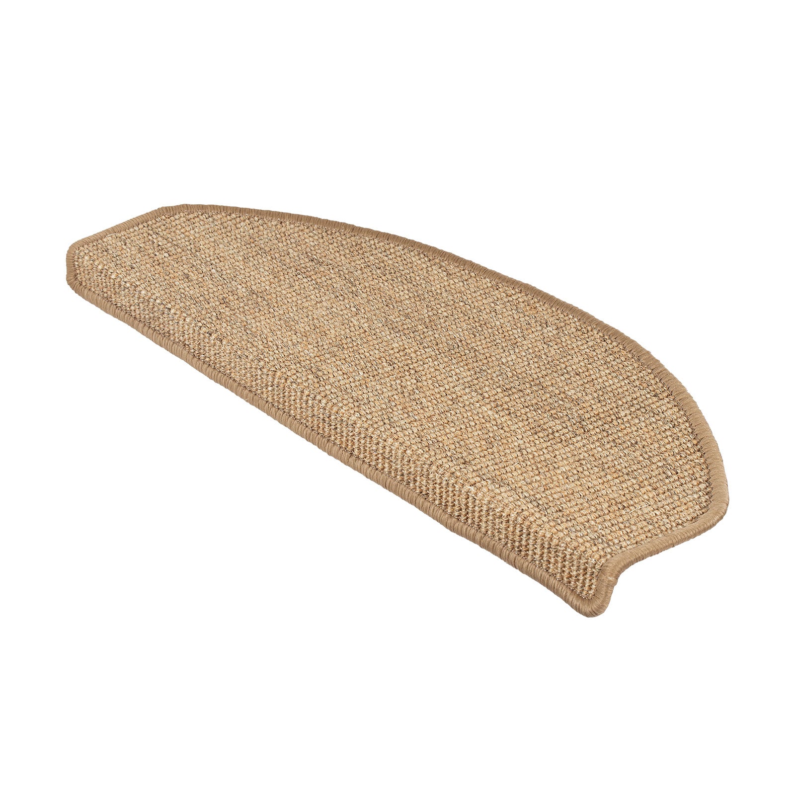 Floordirekt 15 Stair Tread Mats - Self-Adhesive Semicircular Carpet Protectors, Anthracite, 65 X 23 Cm