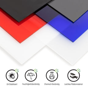 Coloured Acrylic Sheets | 3 mm | High Strength | Wide Range Of Applications