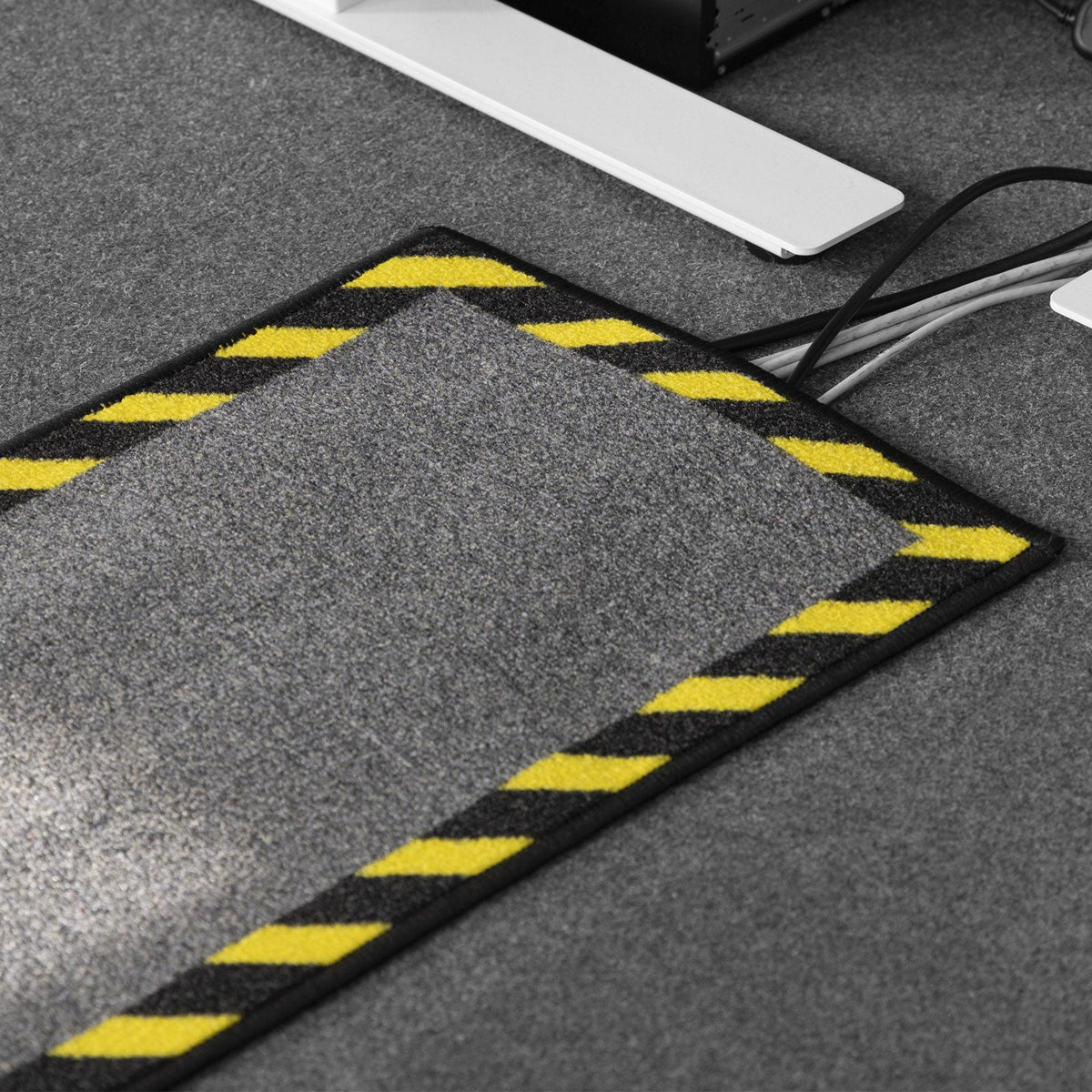 Cable Mat With Warning Border  Available In 2 Sizes — Floordirekt UK
