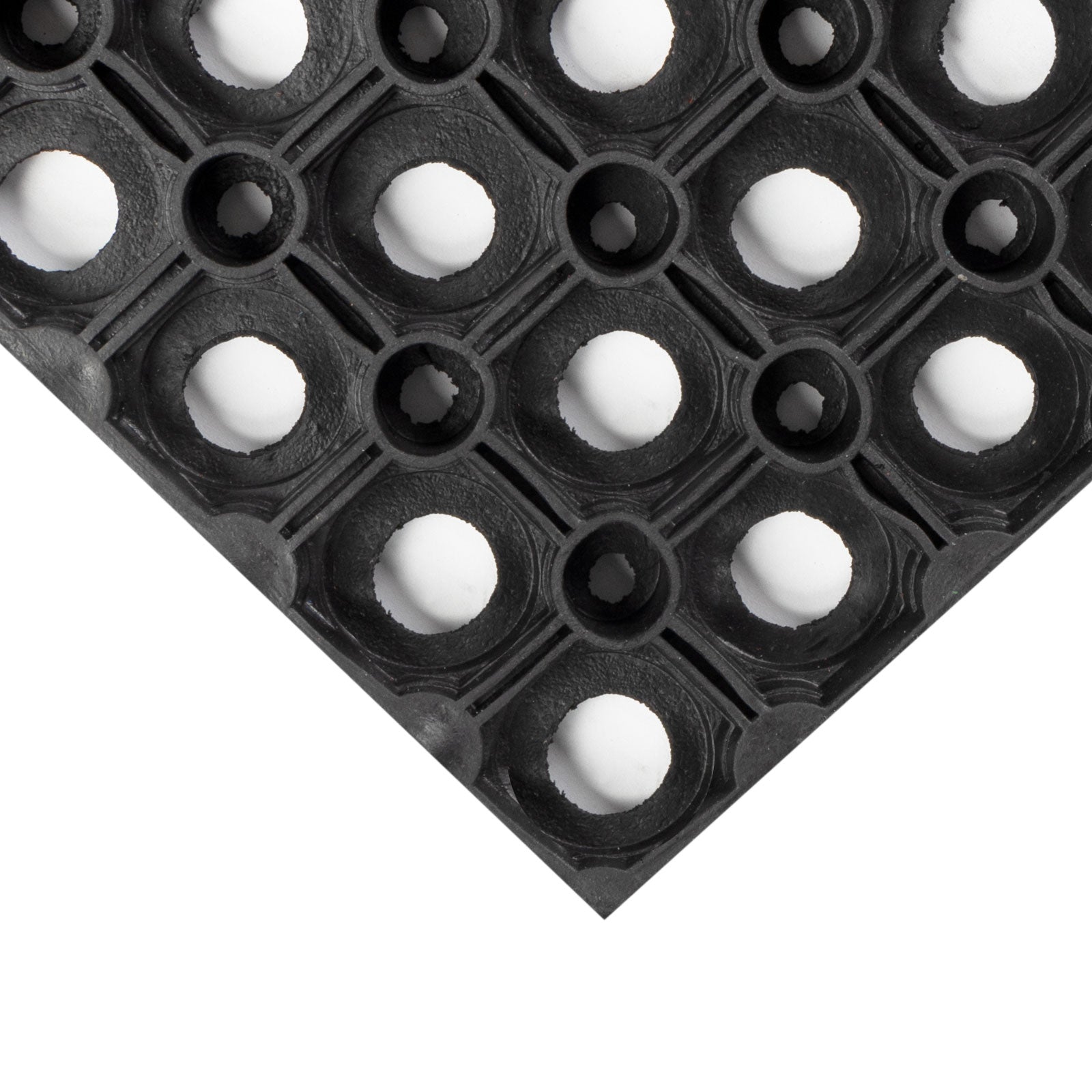 Rubber Mat With Rim Heavy Duty Rubber Ring Mat | Honeycomb Matting | Thickness: 16 or 23 m ...