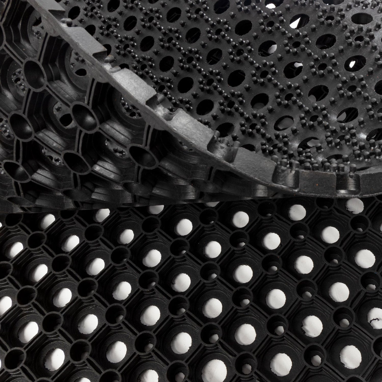 Heavy Duty Rubber Ring Mat | Honeycomb Matting | Thickness: 16 or 23 m