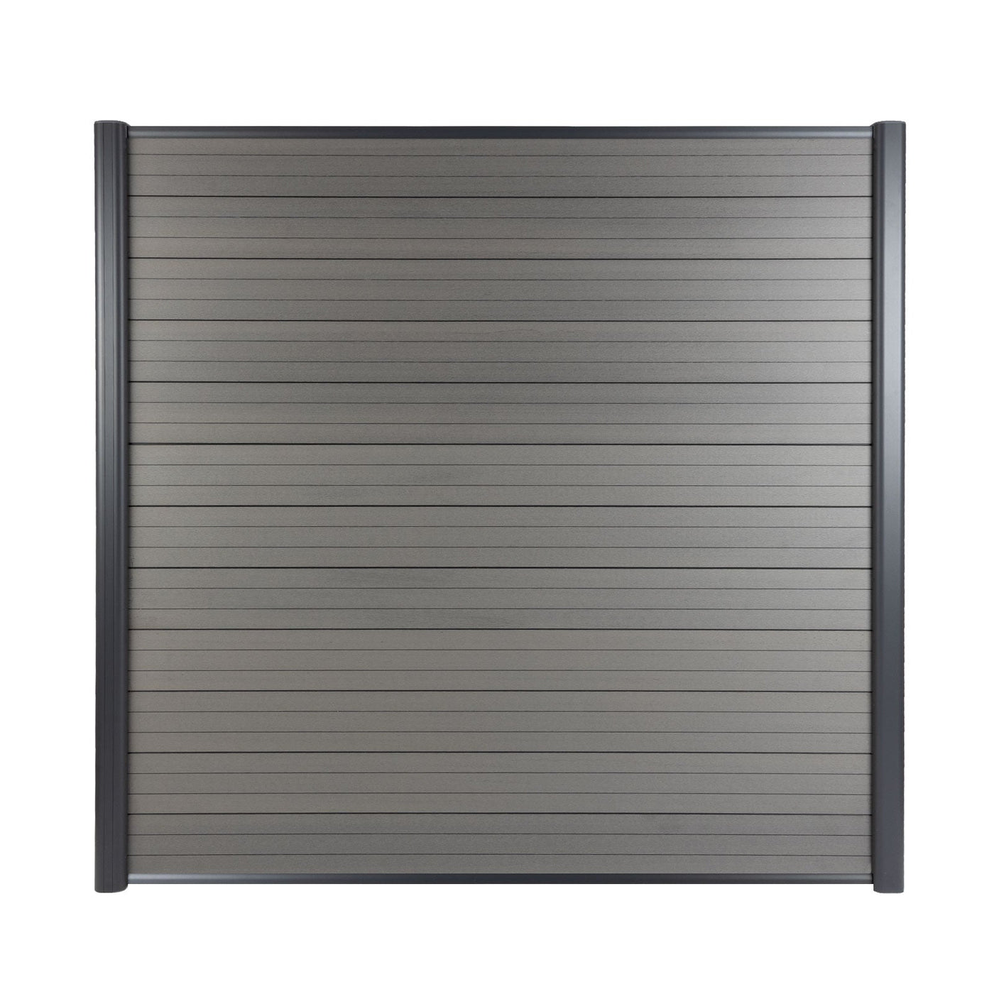 WPC Garden Fence System | Durable Privacy Screen | Grey | 180 x 180 cm