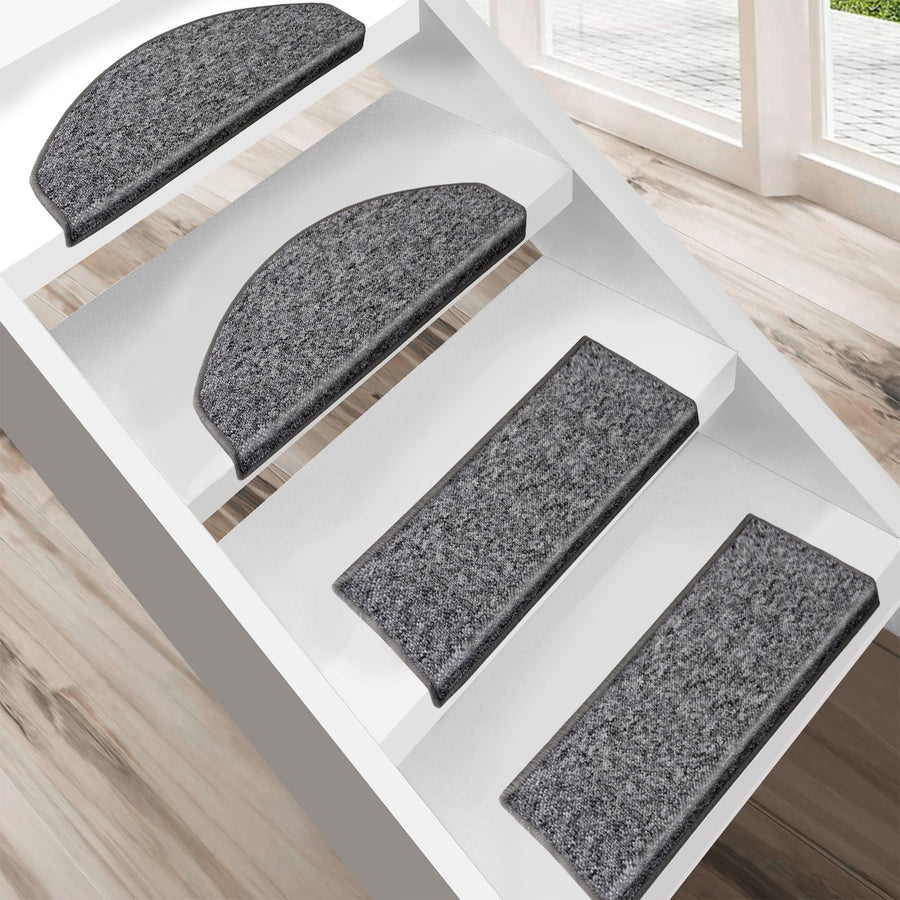 Stair Carpet Pads Turbo | Grey | Semicircle or Rectangular | Non-slip