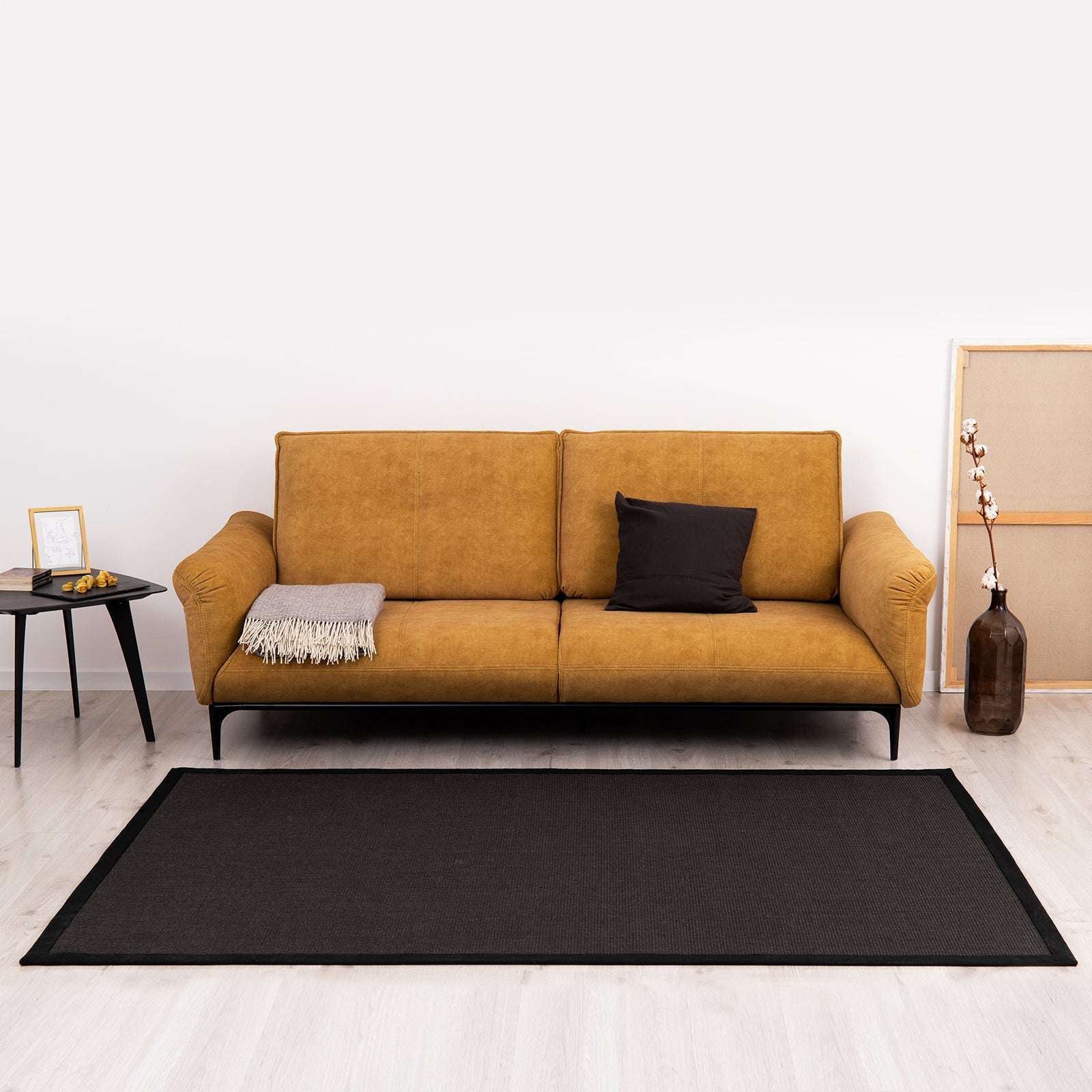 Sisal Rug Amazonas With Border Living Room Carpet — Floordirekt UK