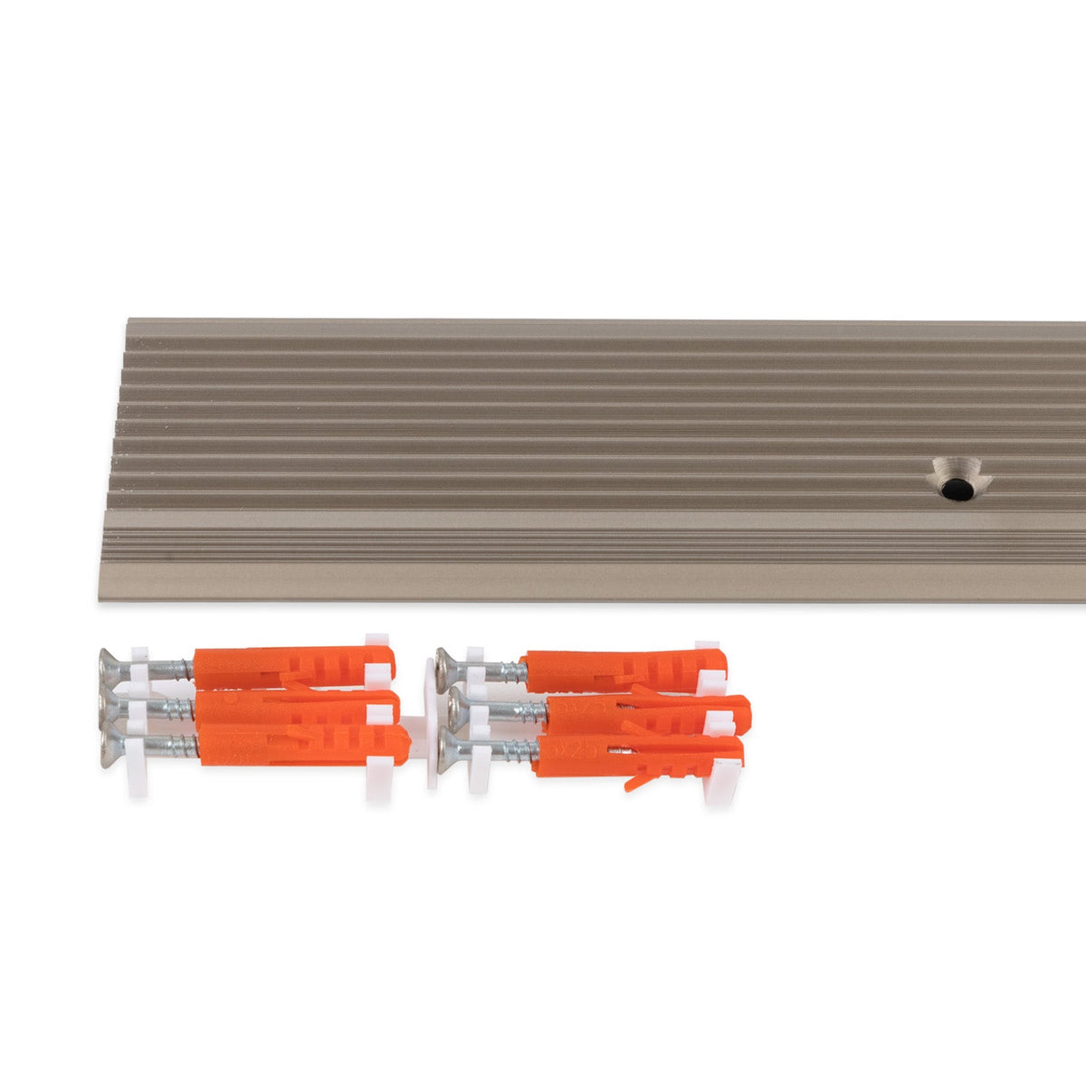 Stair Nosing Profile | NOVA | Aluminium | Pre-drilled | 45 x 23 mm