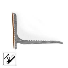 Aluminium Wall Skirting Profile | For Doors and Windows | Self-adhesive