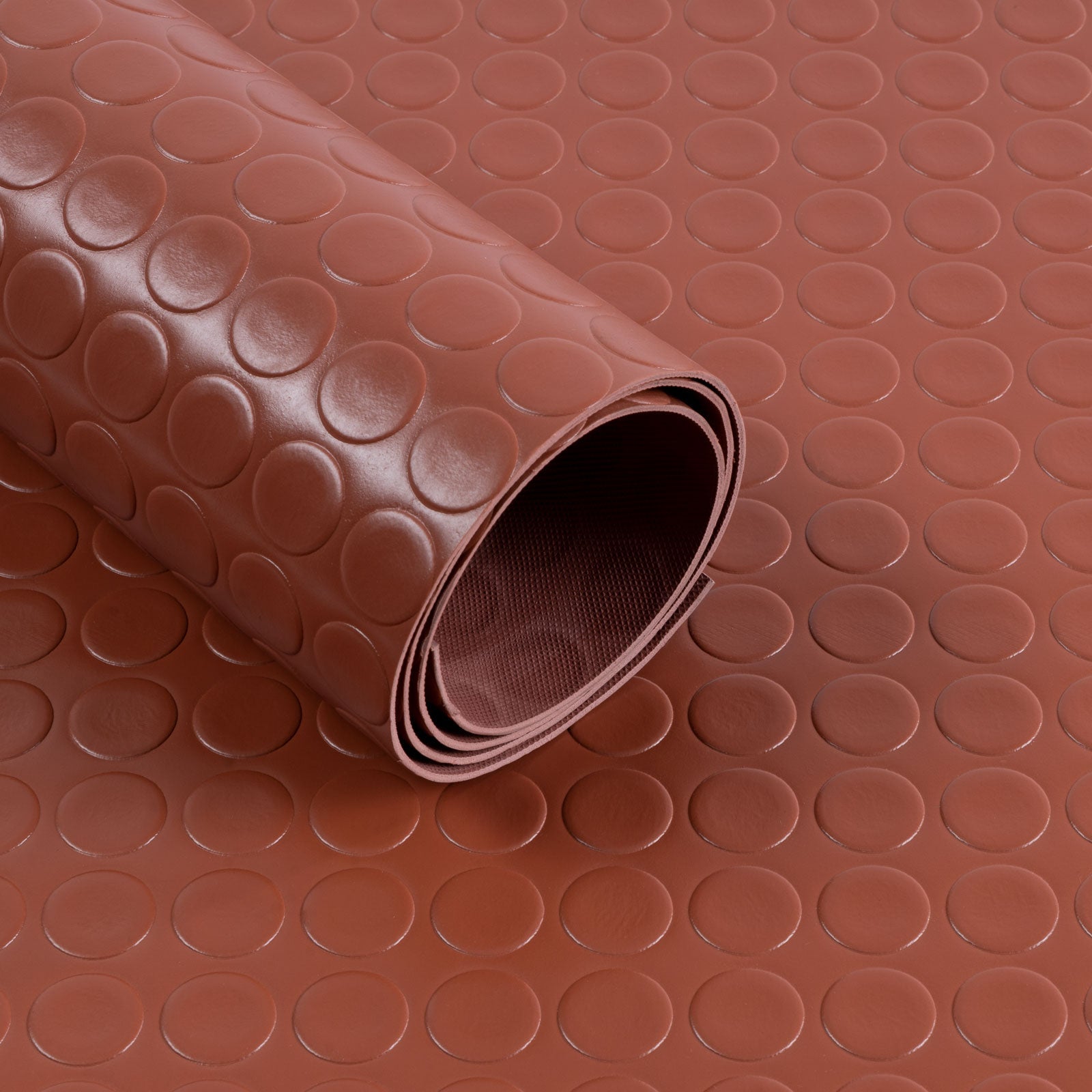 ✂ PVC Vinyl Flooring | Circular Studded | Various Colours | Thickness: 2 mm