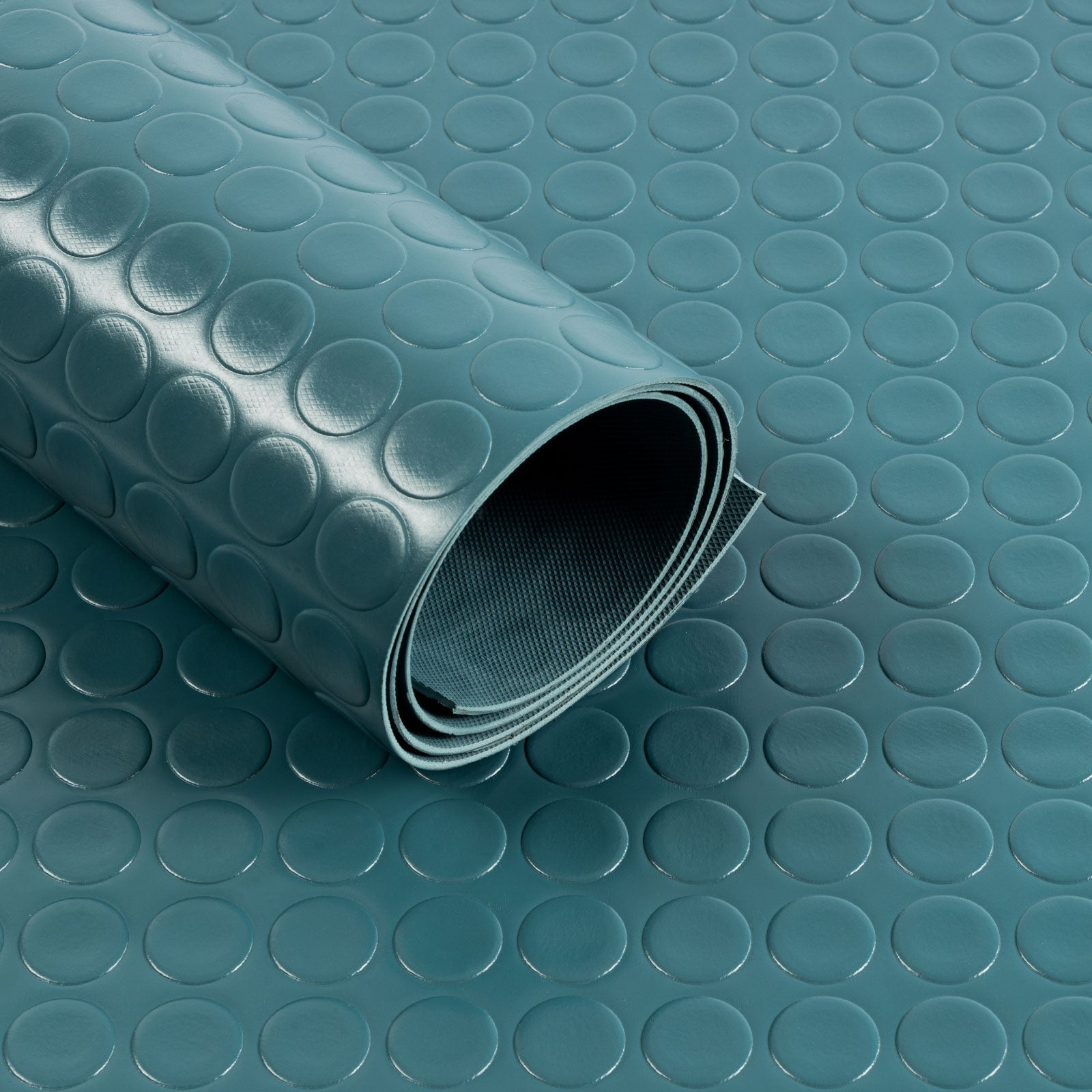 ✂ PVC Vinyl Flooring | Circular Studded | Various Colours | Thickness: 2 mm