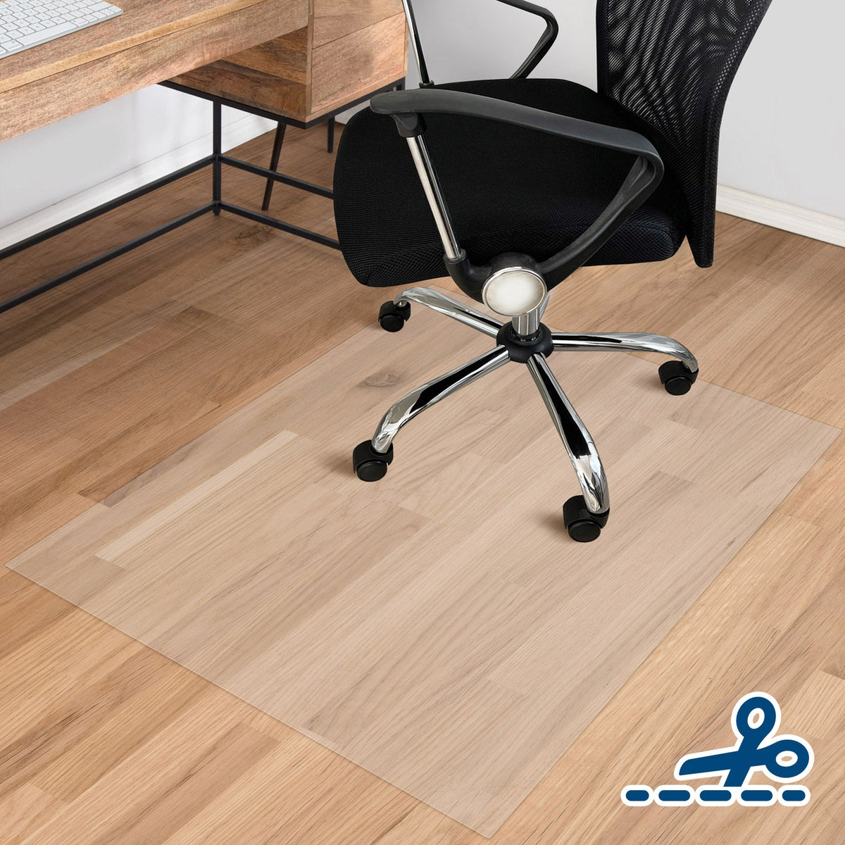 Chair Mat for Hard Floors NEO Premium Semi transparent